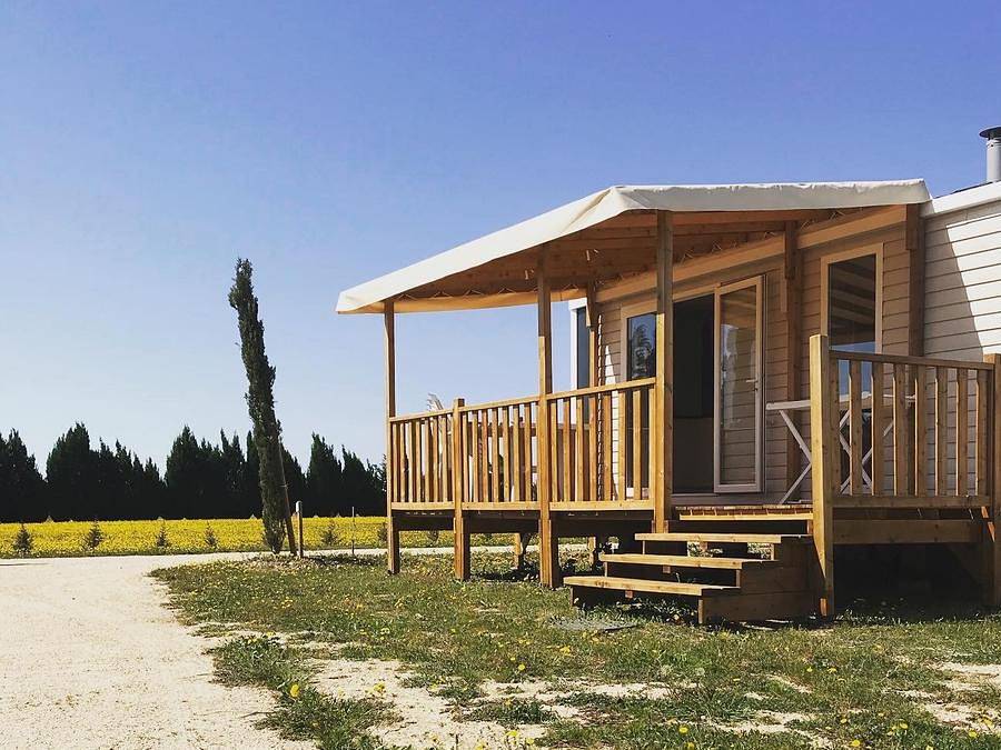 Camping Des Favards - Mobilhome 6 personas - Confort 2 habitaciones in Violès, Vaucluse