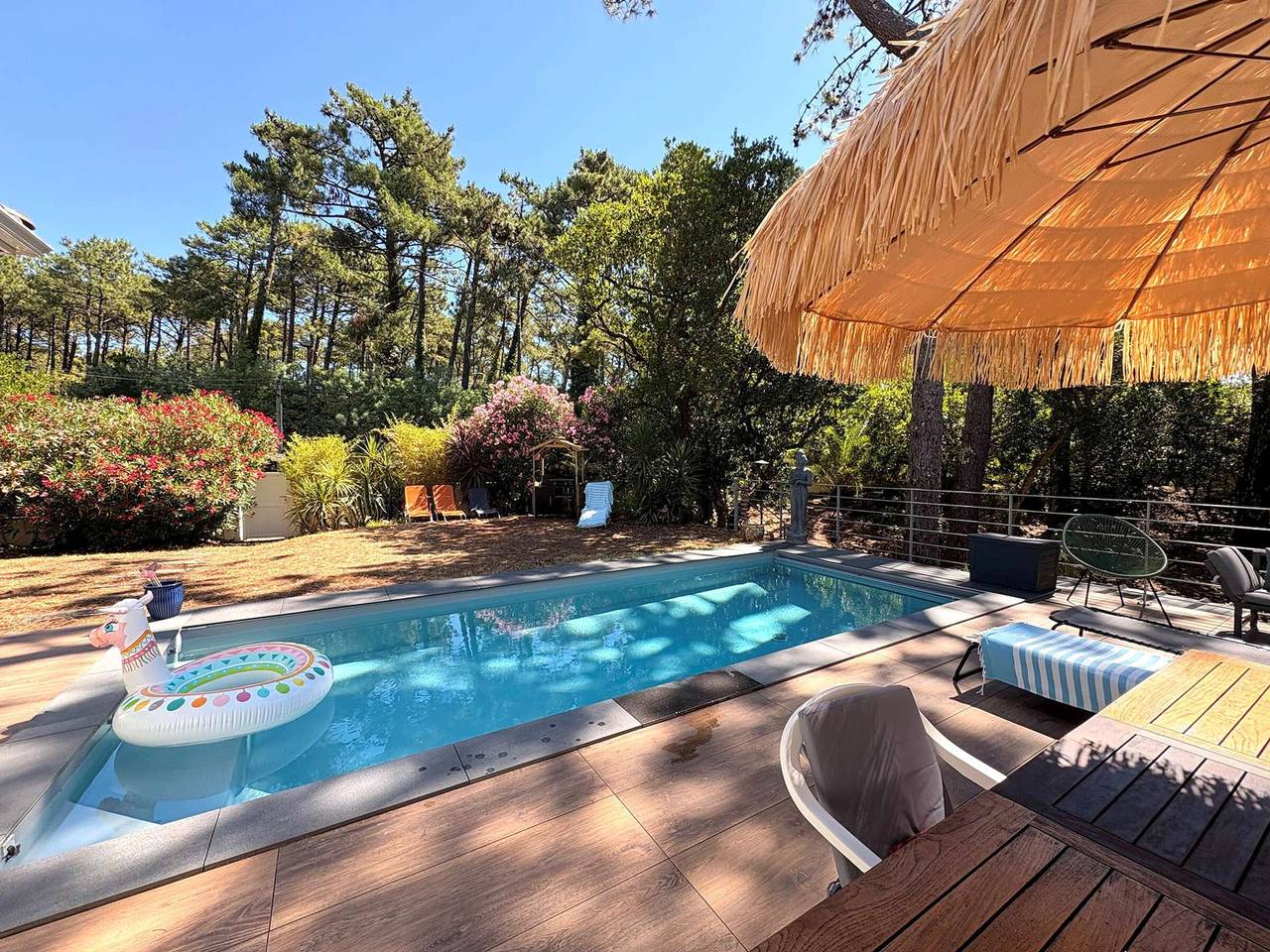 Charmante Villa in La Vigne mit Pool in Lège-Cap-Ferret, Arcachon und Umgebung