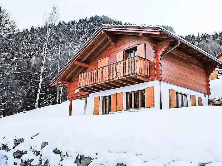 Chalet für 6 Personen, mit Terrasse in Ovronnaz