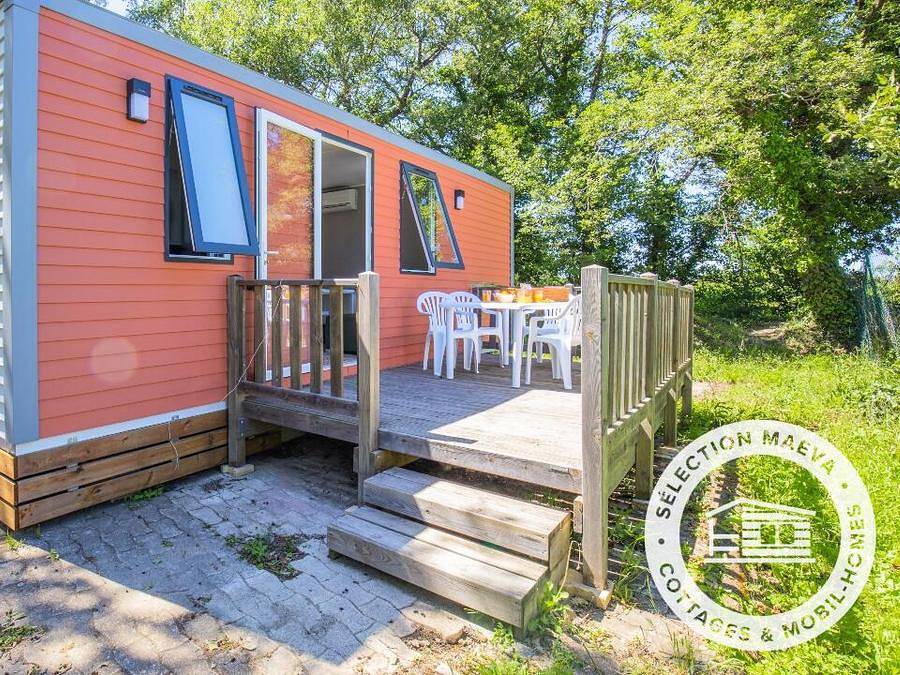 Camping Taxo les Pins  - Mobilhome 4 personnes - Confort 3 Pièces 4 Personnes Climatisé + Tv in Côte Vermeille, Argelès-sur-Mer