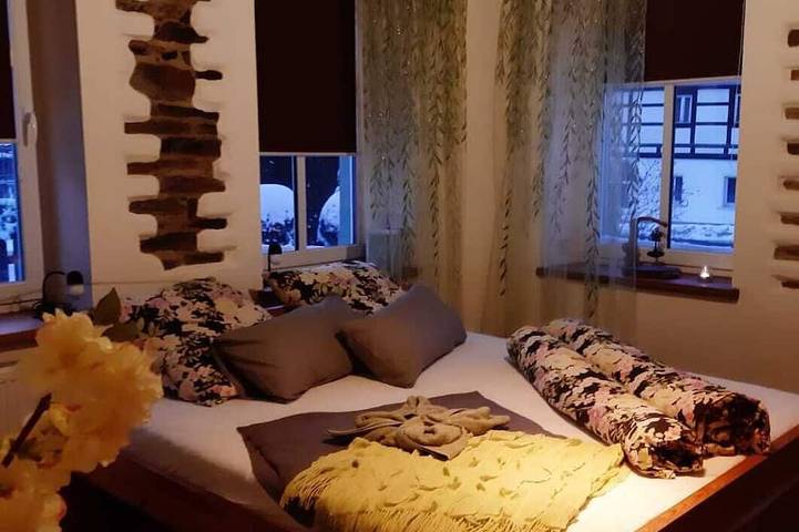 Ferienwohnung für 5 Personen, mit Terrasse und Garten