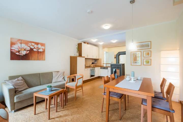 Ferienwohnung für 5 Personen, mit Garten und Sauna