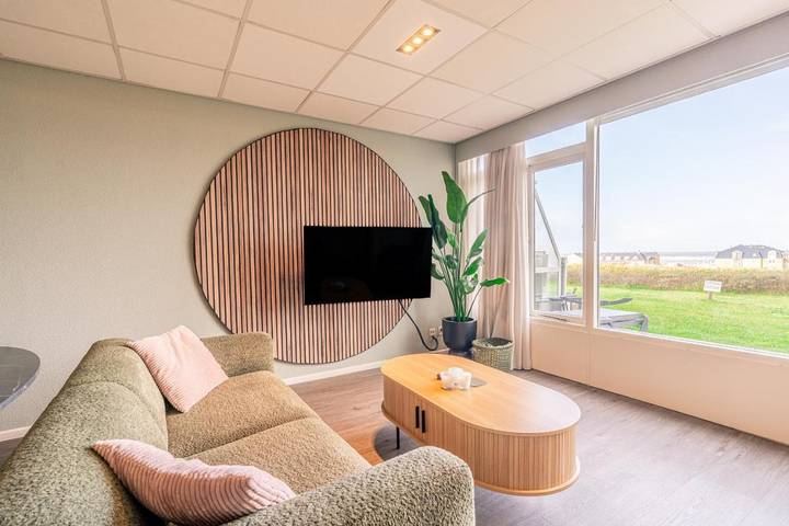 Ferienwohnung für 2 Personen, mit Ausblick und Sauna sowie Terrasse, mit Haustier auf Texel