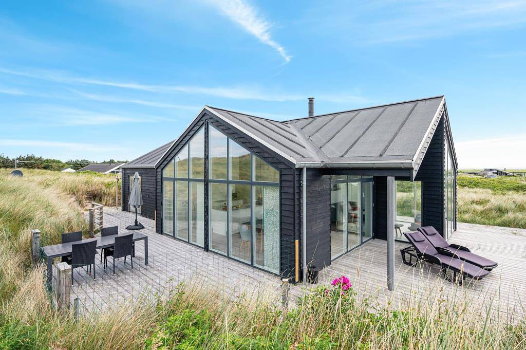 Urlaub am Meer im Ferienhaus mit Sauna und Kamin in Årgab in Årgab, Holmsland Klit