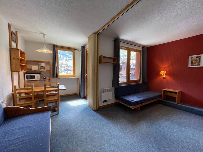 Studio pour 4 personnes, avec Balcon
