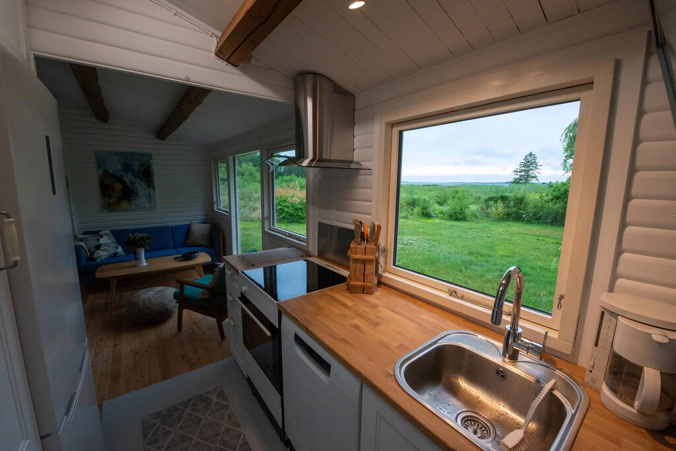 Schönes Ferienhaus mit Wildbad und guter Aussicht in Holbæk, Tuse Næs