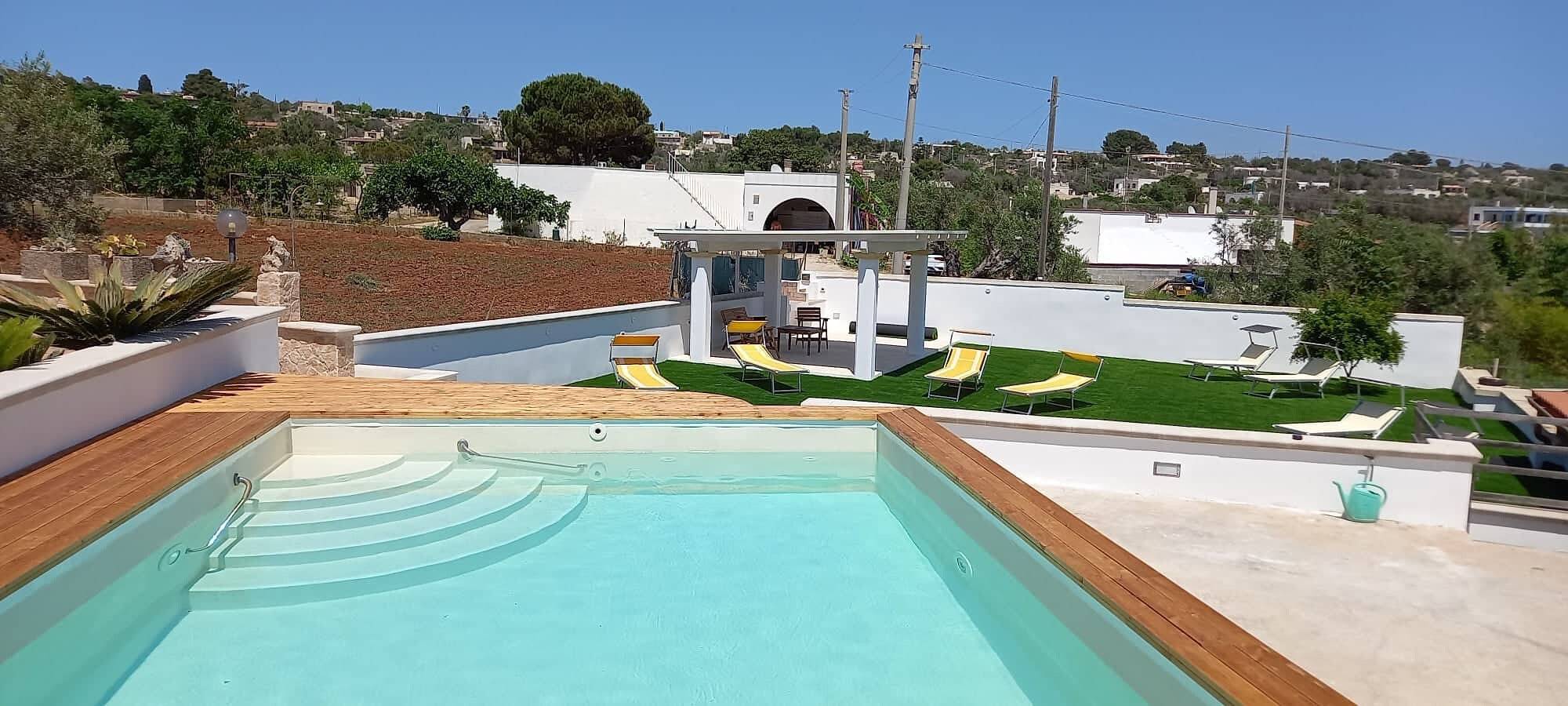 Apartamento entero, Apartamento 'Appartamento Lucia' con vistas al mar, Wi-Fi y aire acondicionado in Marina di Pescoluse, Pescoluse