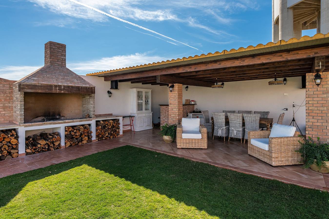 Villa "Gle" mit Pool, Garten und Klimaanlage in Sant'Andrea (Sardinien), Campidano