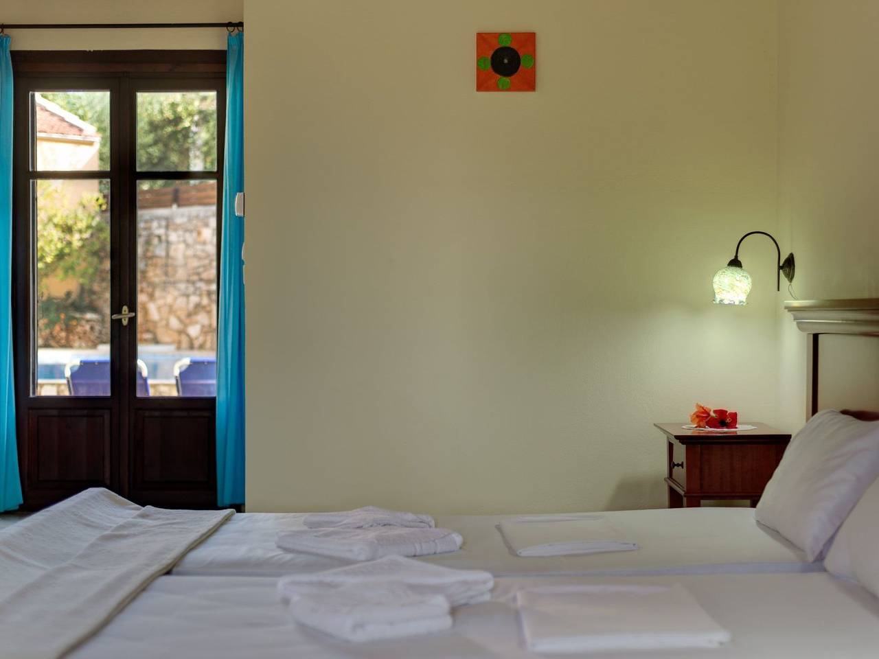 Ganze Wohnung, Studio mit zwei Balkonen in Douliana, Vamos