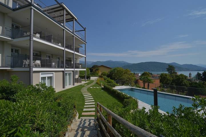 Gîte pour 4 personnes, avec jardin et terrasse ainsi que vue sur le lac et piscine dans Baveno - 4