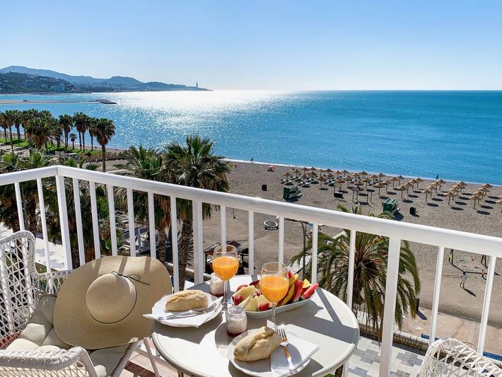 Escapadas de fin de semana para 4 personas, con Vistas al mar y Balcón en Málaga