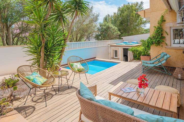 Ferienhaus für 6 Personen, mit Garten
