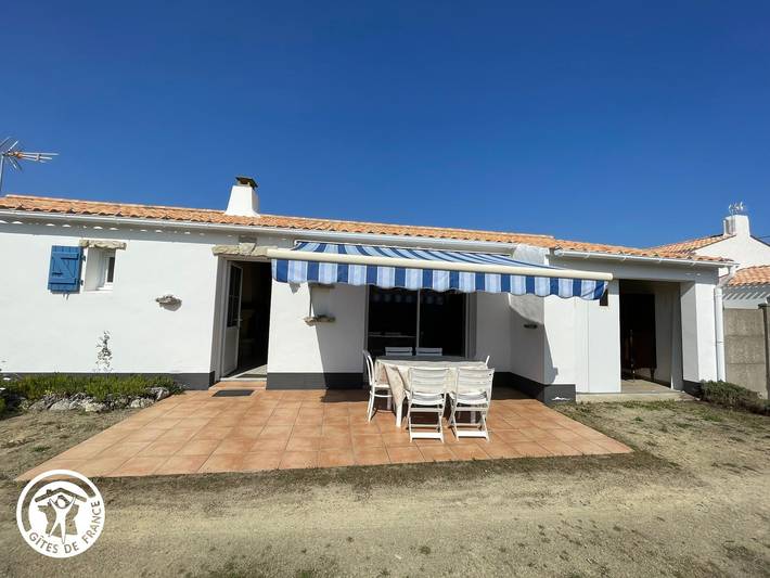 Gîte pour 4 personnes, avec Terrasse et Jardin à Noirmoutier