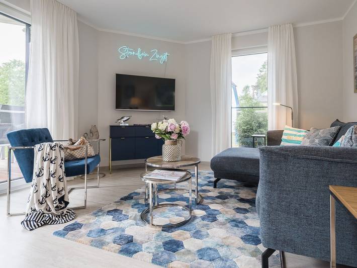 Ferienwohnung für 4 Personen, mit Terrasse und Garten sowie Sauna