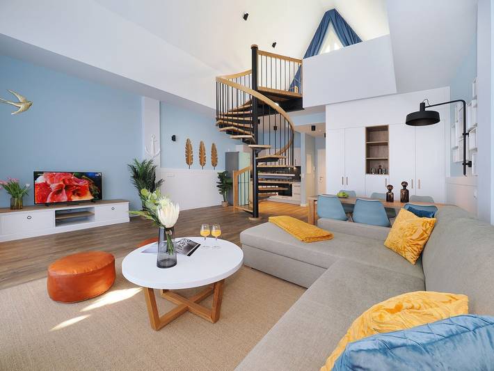 Ferienwohnung für 4 Personen, mit Balkon und Garten in Seebad Heringsdorf