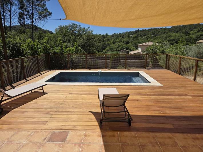 Location de vacances pour 4 personnes, avec Terrasse et Jardin ainsi que Piscine et Vue à Saint-Alexandre - 2