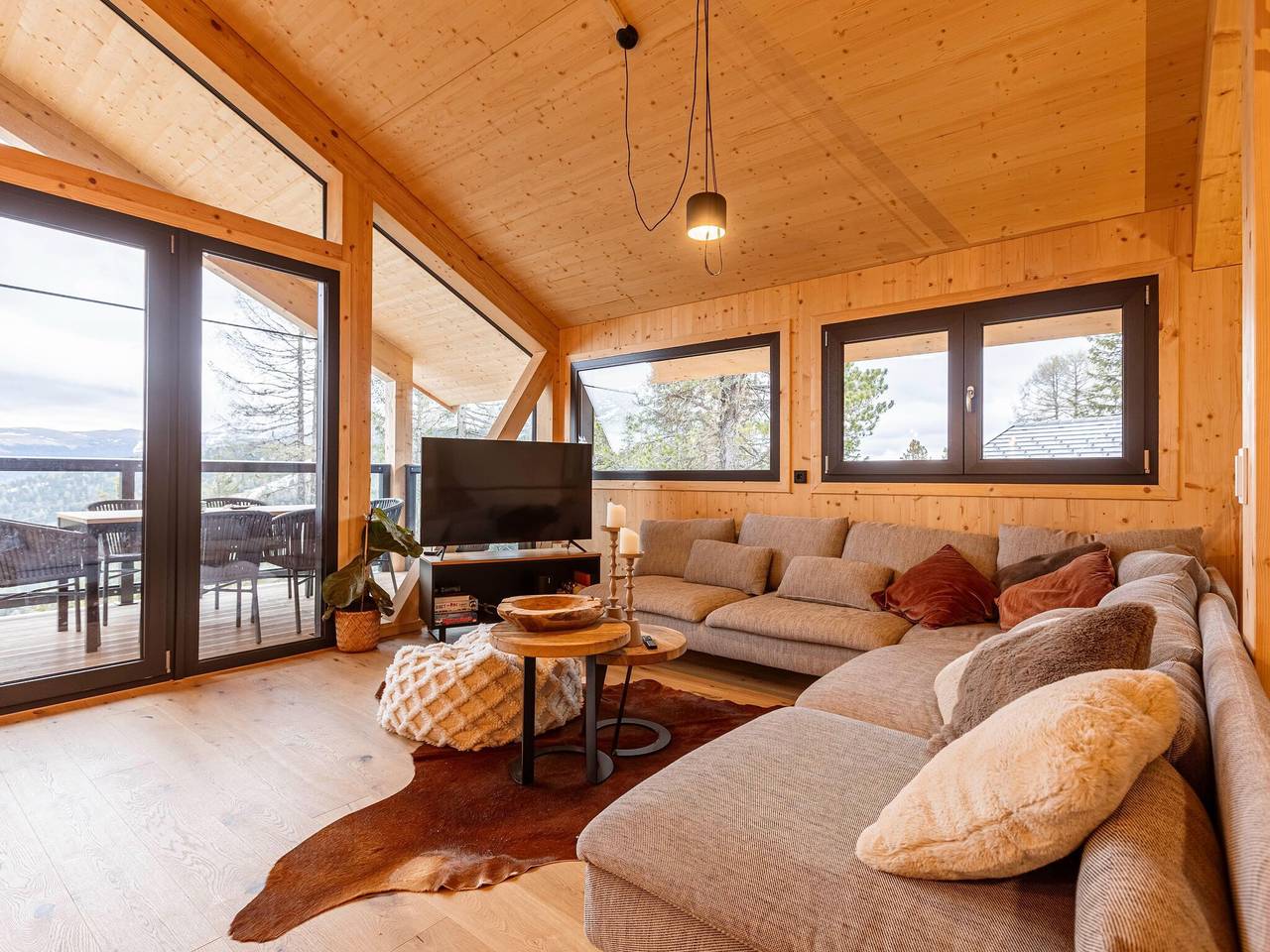 Superior-Chalet mit Sauna und Whirlpool in Stadl-Predlitz, Turracher Höhe