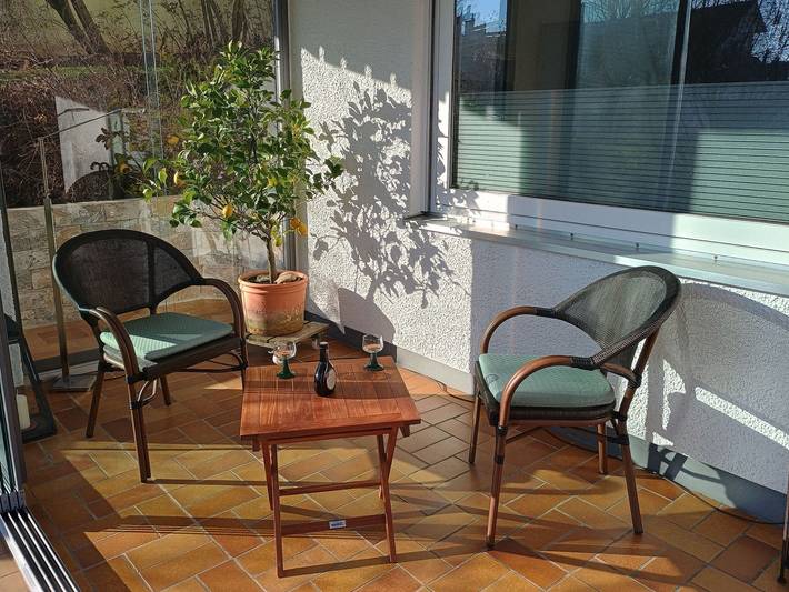 Ferienwohnung für 2 Personen, mit Terrasse und Garten