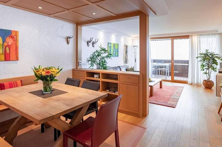 Ferienwohnung für 4 Personen, mit Balkon und Sauna sowie Garten und Pool - 1