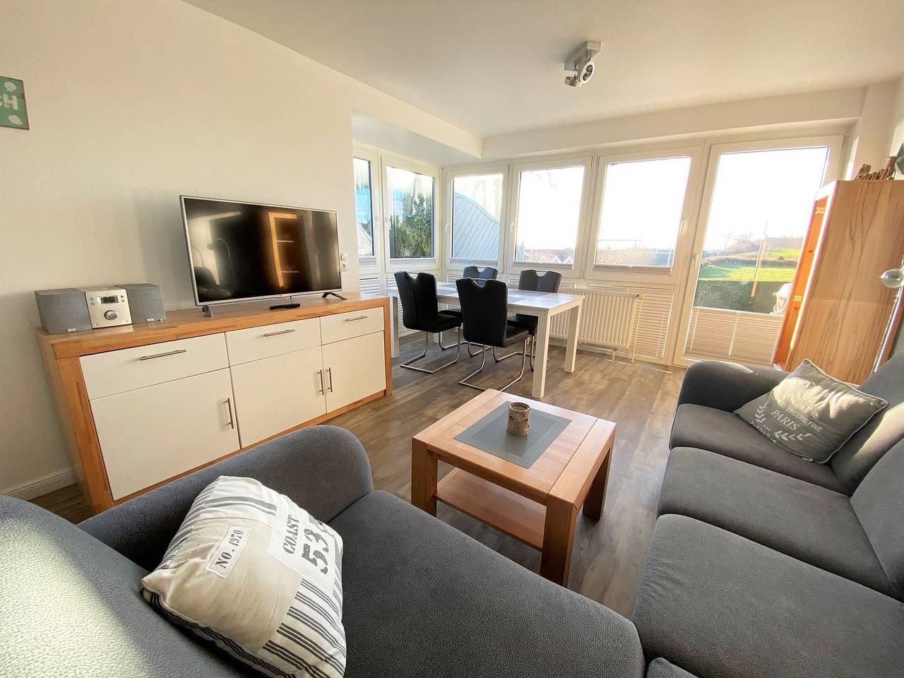 Apartamento entero, Gemütliche Ferienwohnung direkt am Yachthafen, Sonnenuntergang inklusive! in Grömitz, Distrito de Holstein Oriental