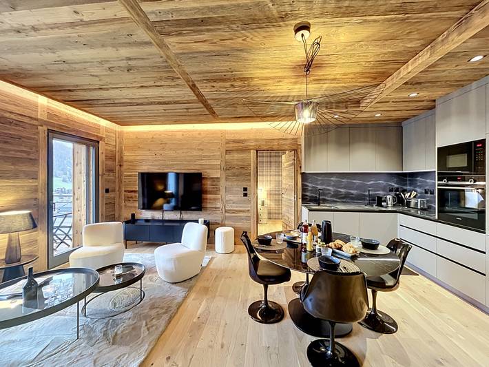 Appartement de vacances pour 4 personnes, avec Balcon à Les Gets