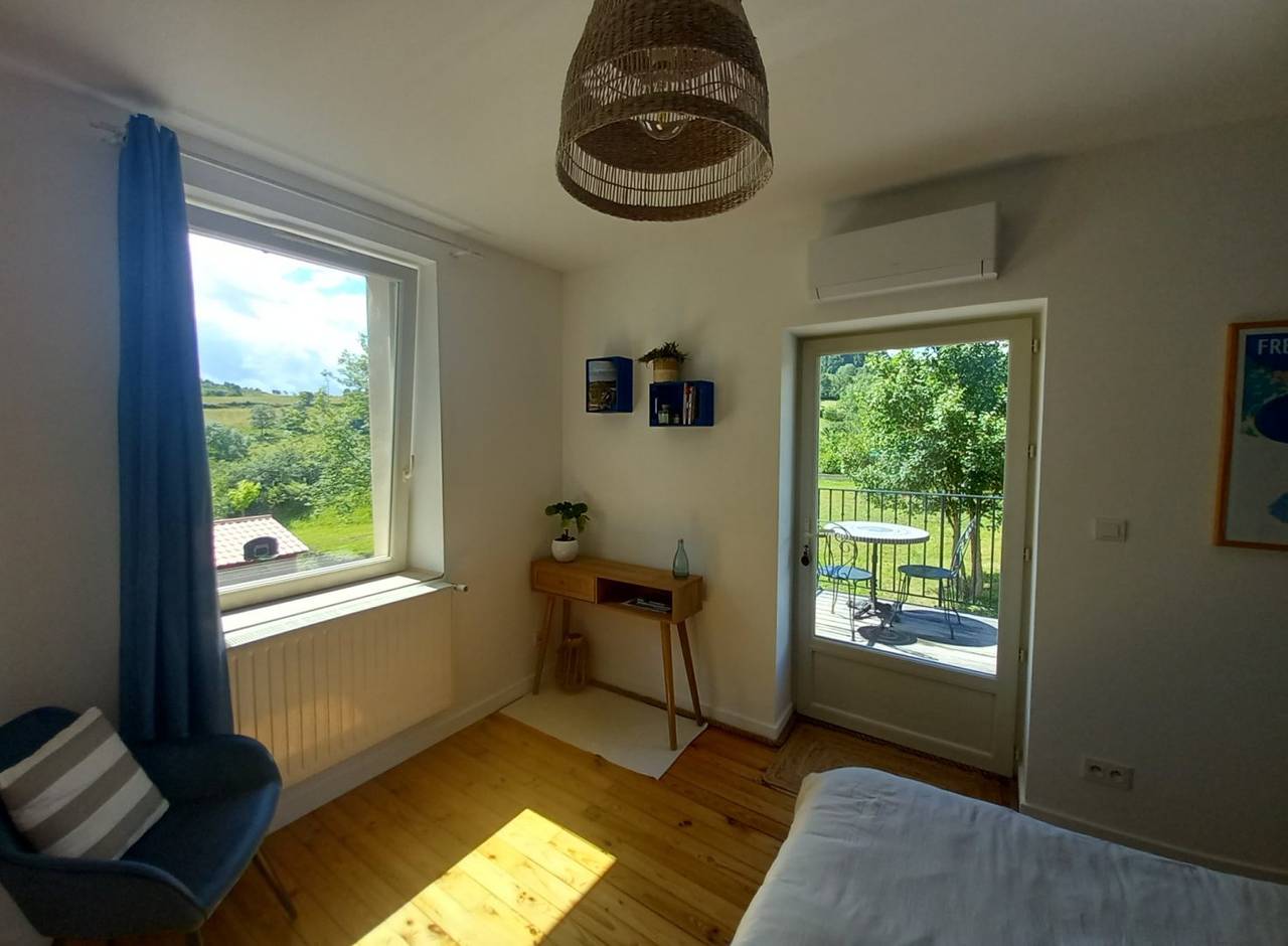 Chambre d'hôtes "Le Fer à Cheval", en bord de Loire - Chambre in Région de Roanne