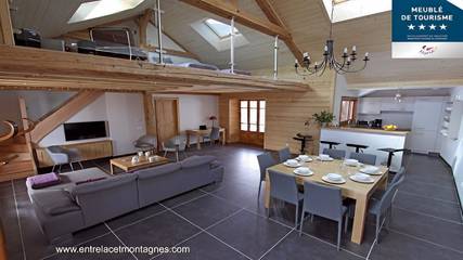 Gîte pour 10 personnes, avec jardin et balcon en Haute-Savoie