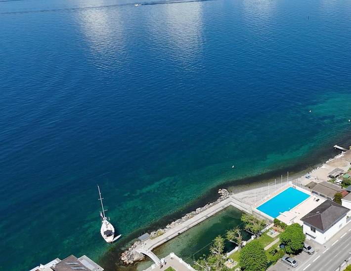 Location de vacances pour 4 personnes, avec Balcon et Terrasse ainsi que Jardin et Piscine à Maxilly-sur-Léman - 3