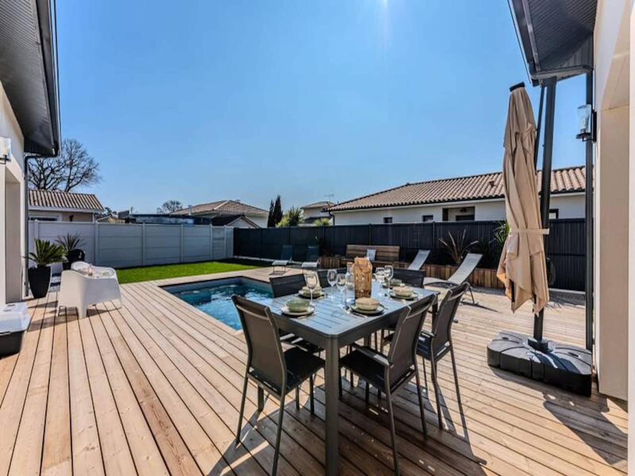 Apartamento entero, Villa en Biganos con piscina privada in Biganos, Region de Arcachon