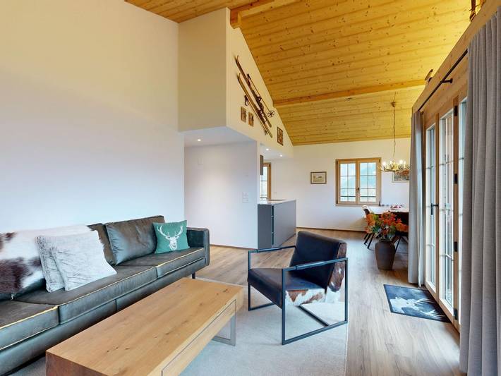 Chalet pour 4 personnes, avec balcon à Grindelwald - 2