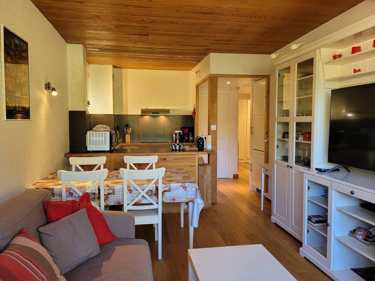 Ganze Wohnung, Renovierte Wohnung, 2 Schlafzimmer, 2 Bäder, Balkon mit Pistenblick in Pra-Loup, Uvernet-Fours