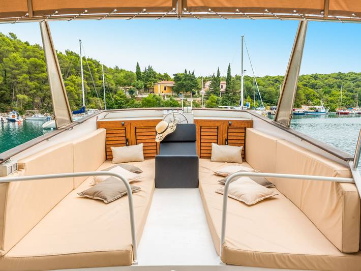 Ferienhaus mit Meerblick für 4 Personen, mit Ausblick und Terrasse in Kroatien - 3