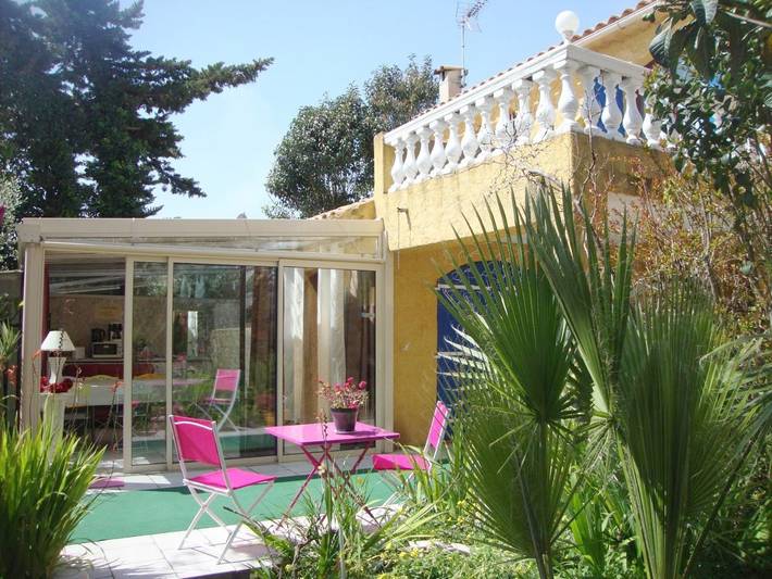 Chambre d’hôte pour 2 personnes, avec jardin et terrasse à Fréjus