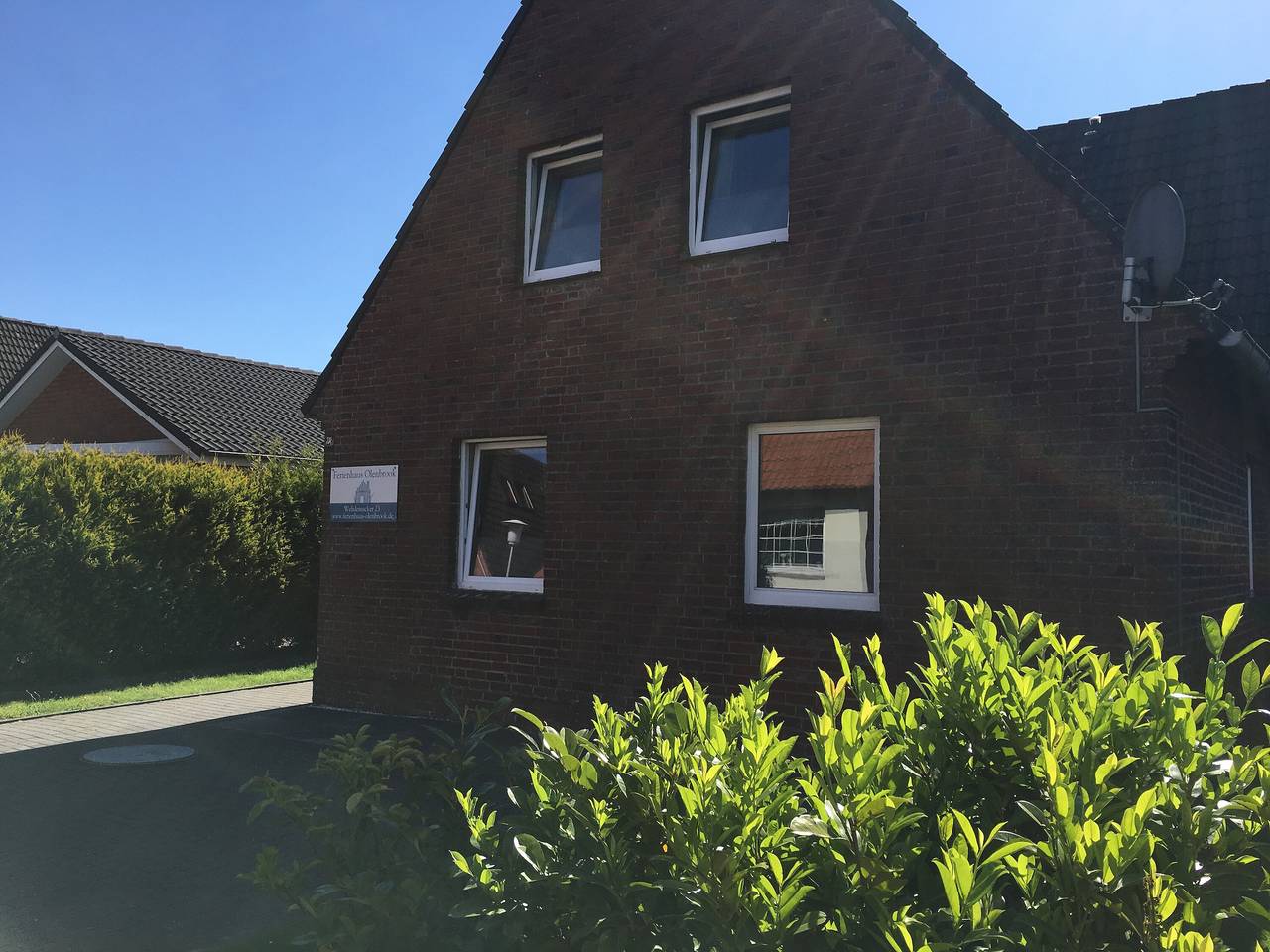 Ferienhaus 'Olenbrook' mit gemeinsamer Terrasse, Gemeinschaftsgarten und Wlan in Altenbruch, Cuxhaven