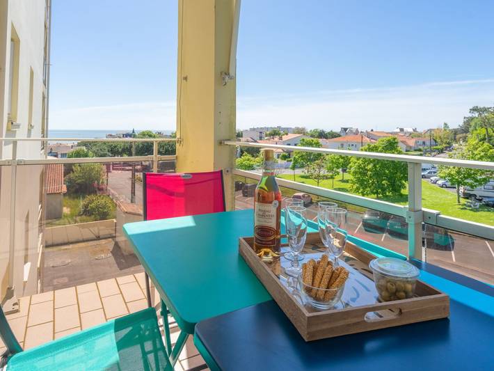 Location de vacances pour 4 personnes, avec balcon, animaux acceptés dans Pontaillac