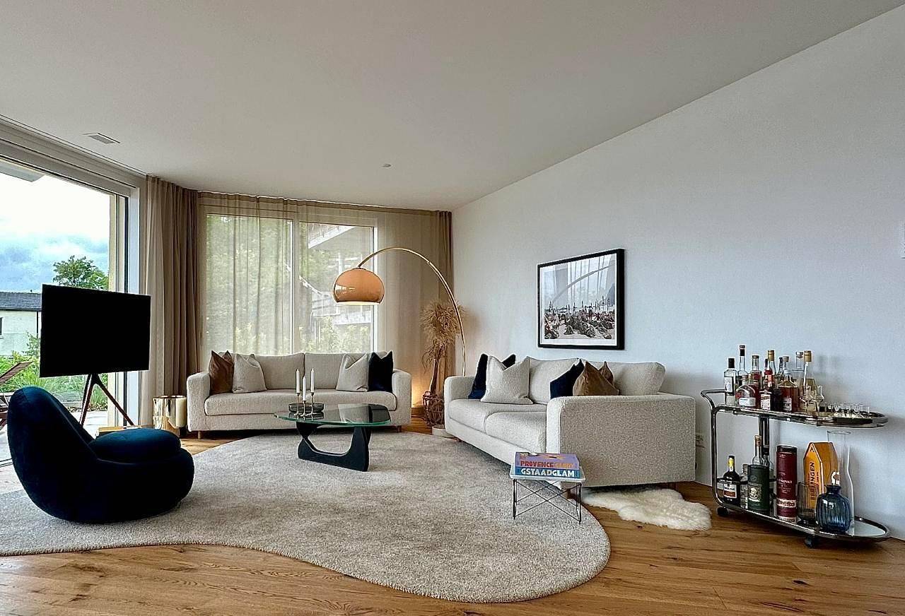 Ganze Ferienwohnung, "Lakeview" - a design holiday home in Berlingen, Untersee