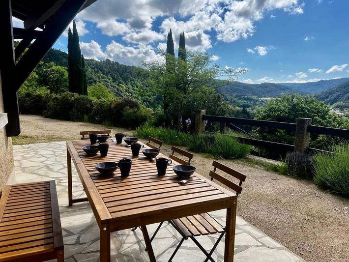 Maison de vacances pour 6 personnes, avec Balcon et Terrasse ainsi que Jardin et Vue