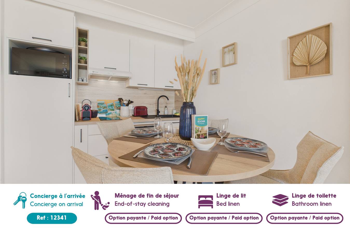 Studio entier, Vue mer, joli studio pour 4 à 40m de la plage  in Les Sables-d'Olonne, Vendée