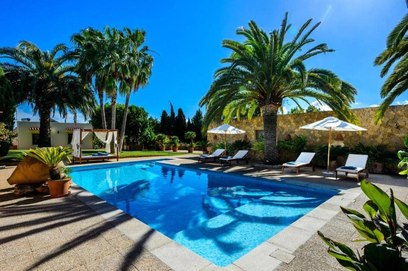 Villa für 6 Personen mit Garten in Sant Antoni de Portmany, Ibiza Westen
