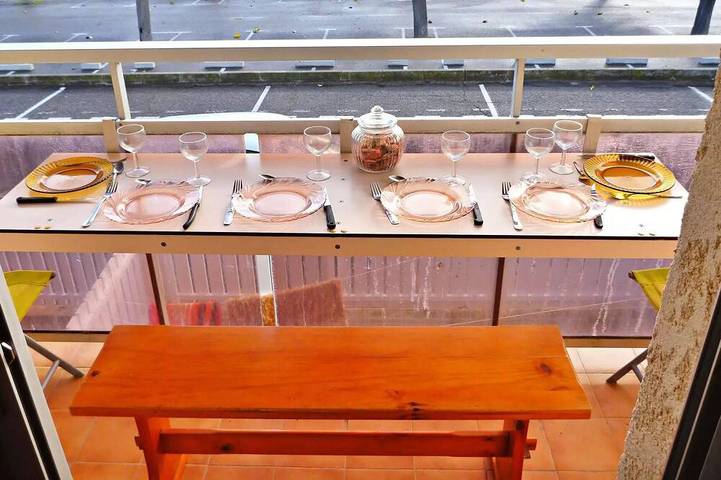 Gîte pour 6 personnes, avec balcon dans Plage d'Honneur