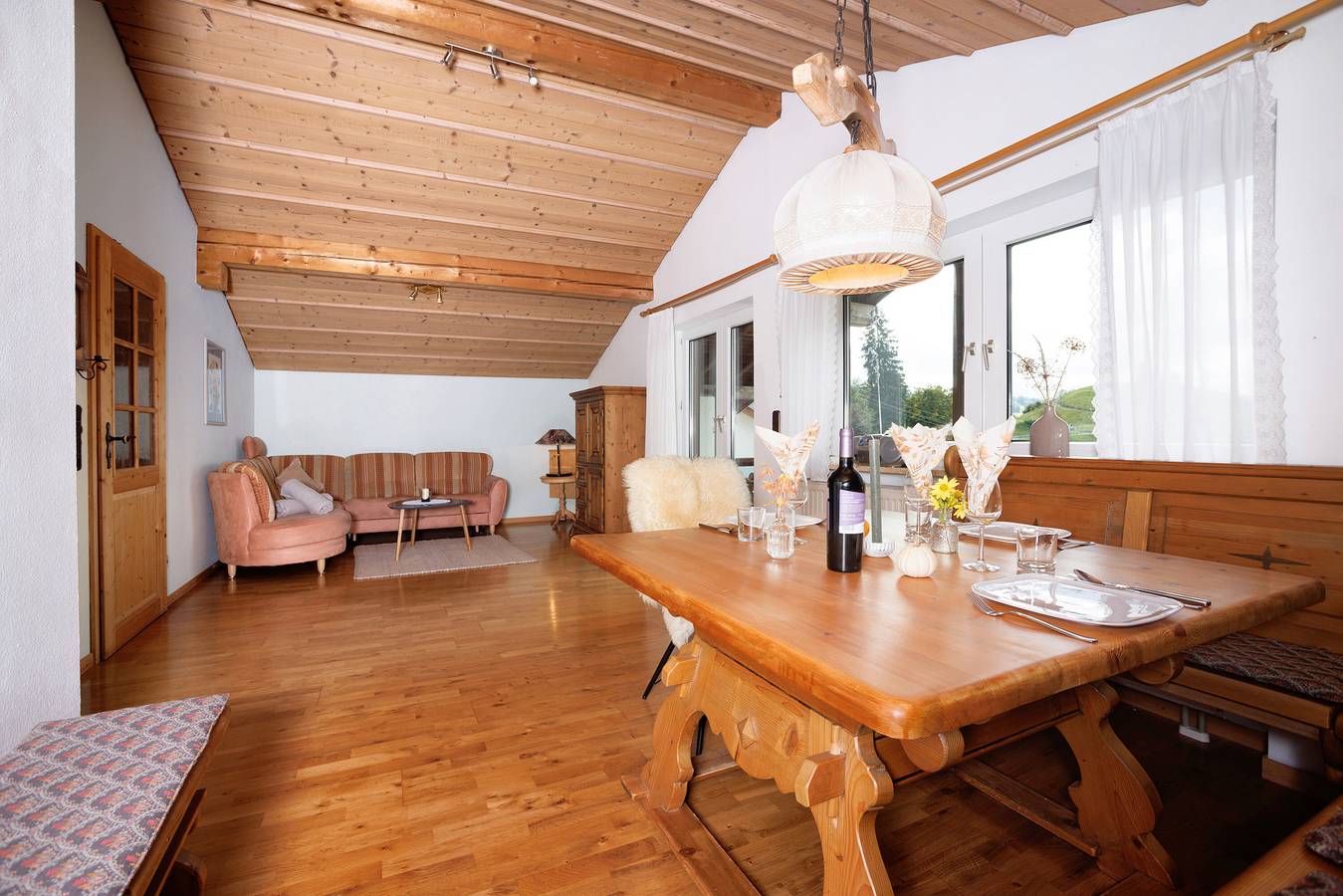 Ganze Wohnung, Apartment 'Elfi' mit Gemeinschaftsgarten, Balkon und Wlan in Oberreute, Bayerisch Schwaben