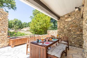 Villa pour 10 Personnes dans Pougnadoresse, Région de Nîmes, Photo 4