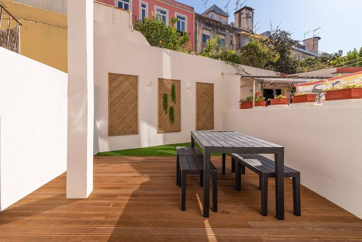 Ferienwohnung für 3 Personen, mit Garten in Lissabon - 4