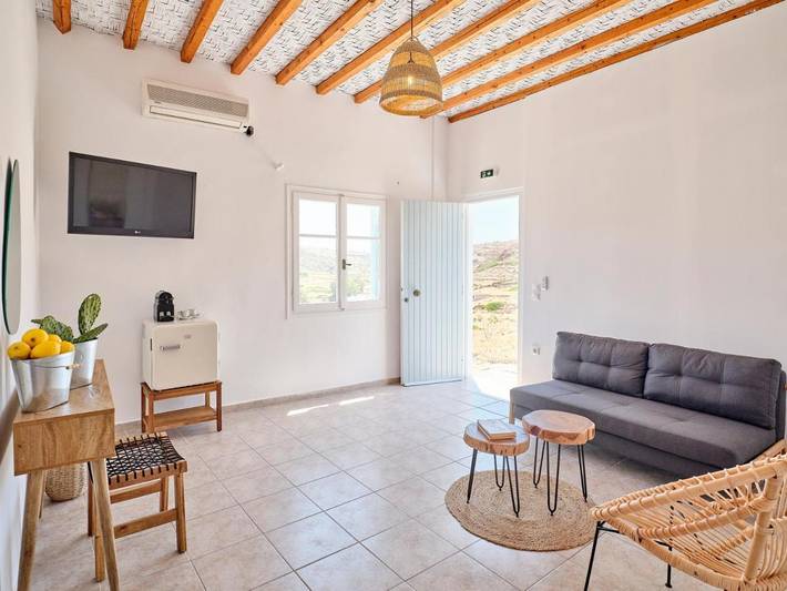 Maison d’hôte pour 3 personnes, avec vue ainsi que jardin et terrasse, animaux acceptés dans Milos - 4