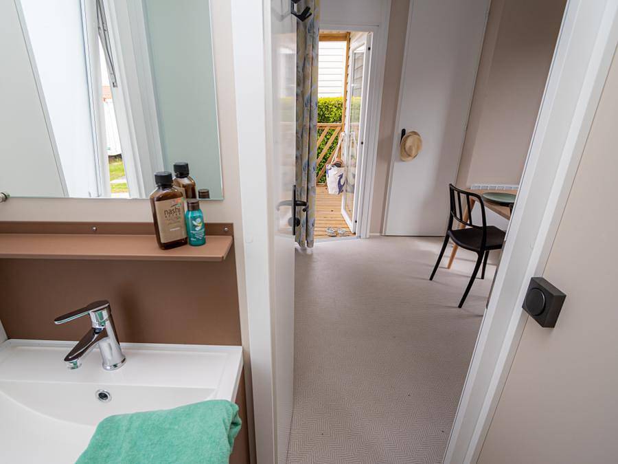 Camping Mirabel La Renaudière - Mobilheim 4 personen - Komfort Plus - 2 Zimmer in La Plaine-sur-Mer, Côte de Jade