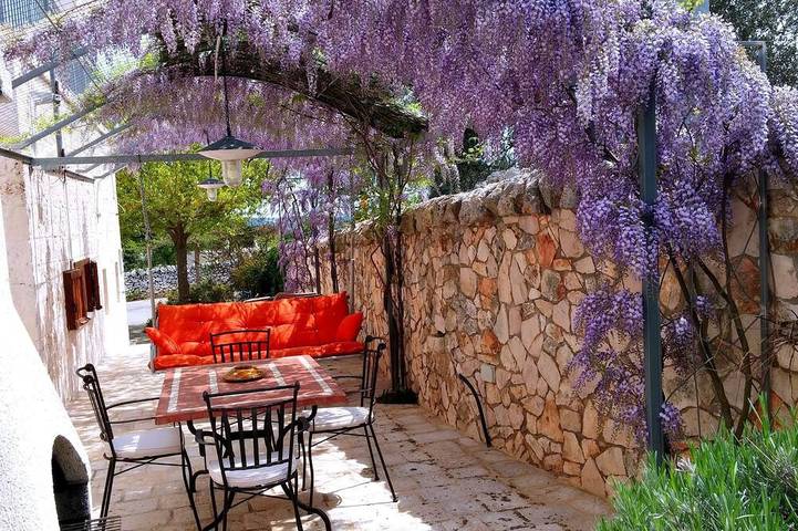 Maison de vacances pour 5 personnes, avec Jacuzzi ainsi que Terrasse et Jardin à San Marco (Bari)