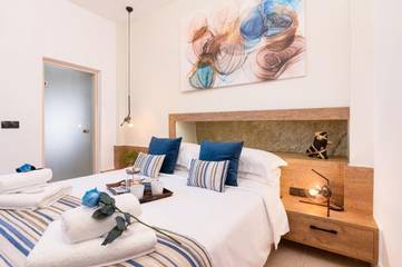 Cottage pour 3 personnes, avec vue et balcon dans Matala