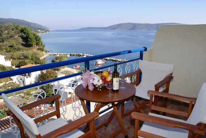 Ferienhaus für 2 Personen, mit Meerblick und Balkon auf Alonissos