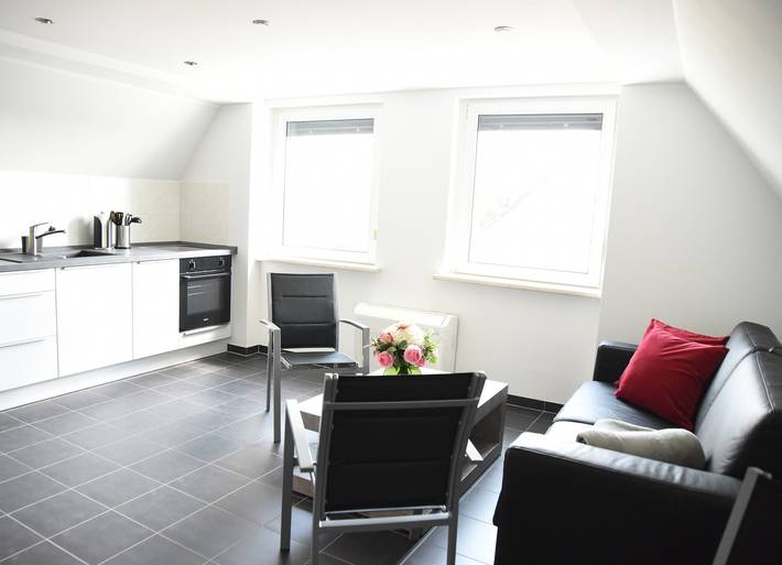 Ganze Ferienwohnung, City Lounge an der Feuerwache mit Außenbereich mit Klimaanlage in Wolmirstedt, Elbe-Börde-Heide