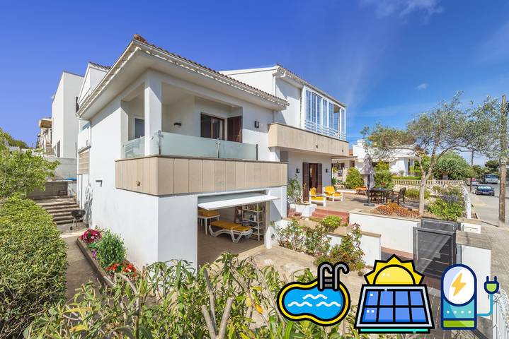 Villa für 7 Personen, mit Garten in Can Picafort